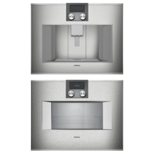 zestaw piekarnik parowy gaggenau bs470112 z ekspresem gaggenau cm450112