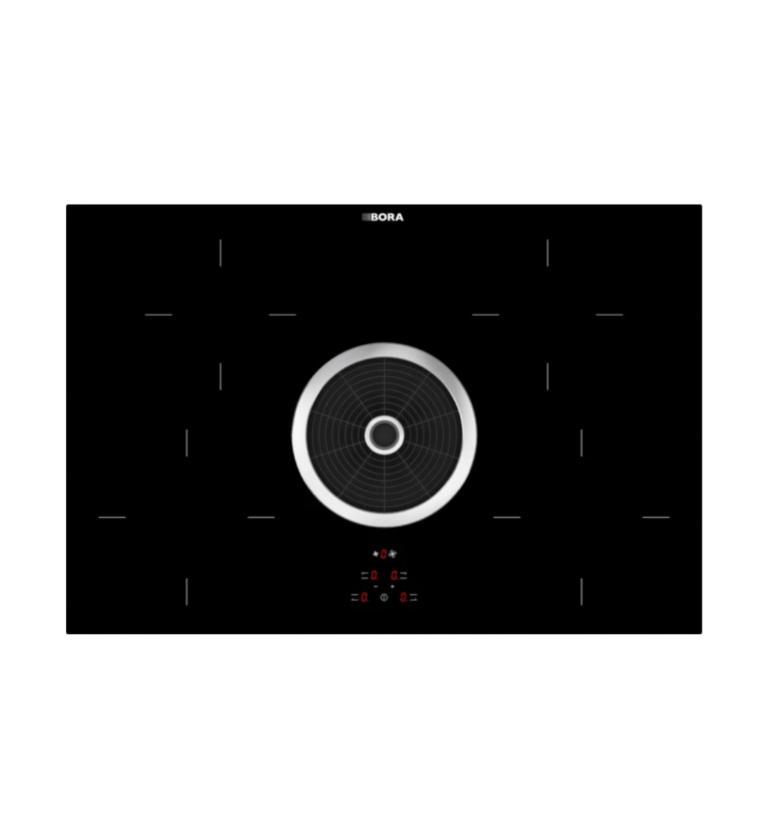 BORA BHU Basic plyta ceramiczna Hyper ze zintegrowanym wyciagiem oparow Powietrze w obwodzie zamknietym na filtry