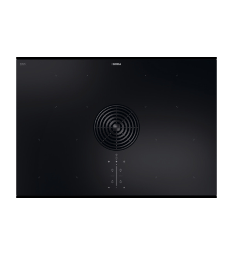 BORA Pure Rough matowa płyta indukcyjna ze zintegrowanym wyciągiem oparów powietrze odprowadzane PURA2R